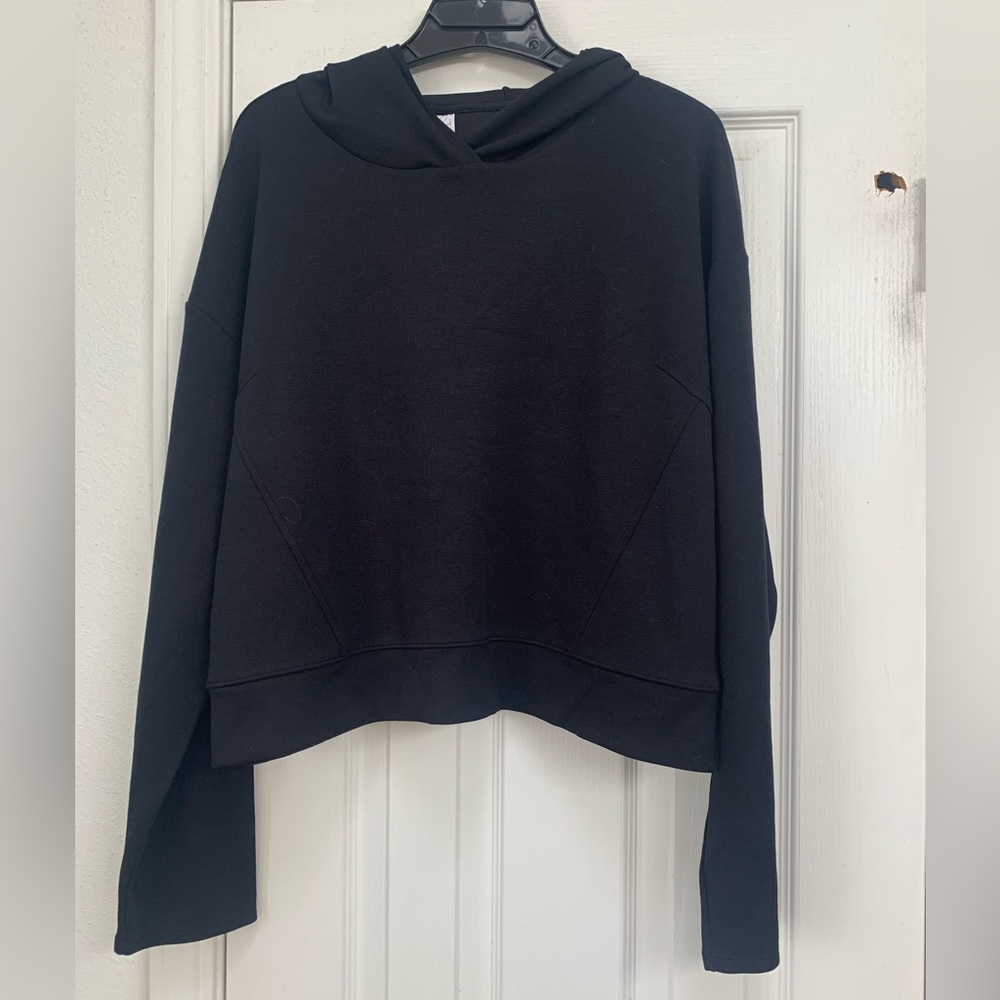 **NWOT STYLUS Black Women's Crop Hoodie XXL